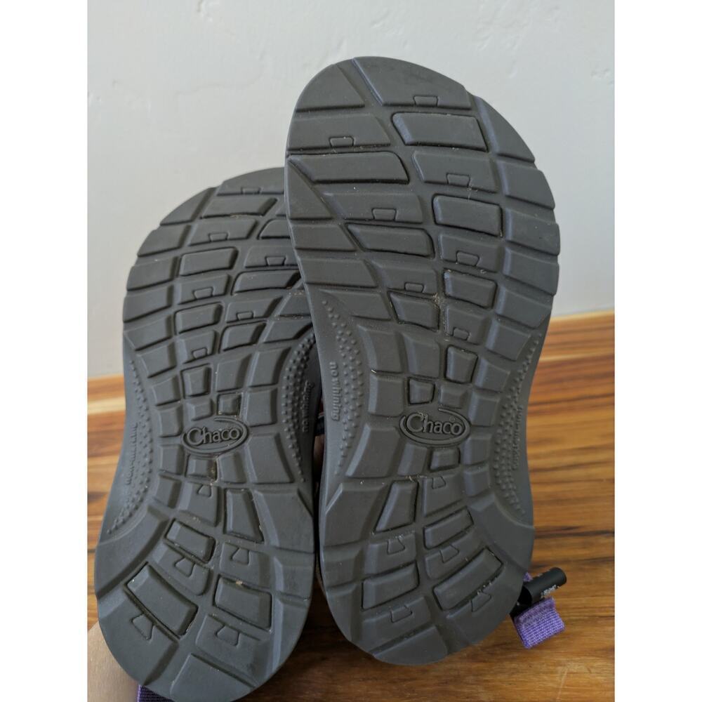Chaco Kids Sandals Size 3 Strappy Blue Purple Outdoors Summer Water Shoes - Picture 5 of 7